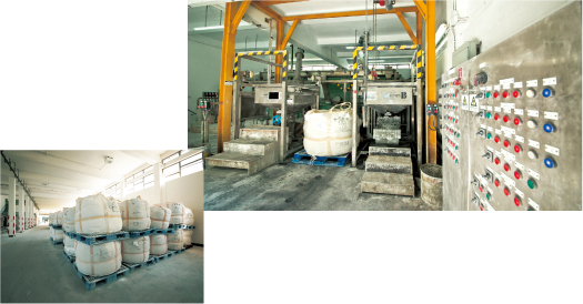 屯門濾水廠新設置使用特大包裝的石灰處理系統圖片