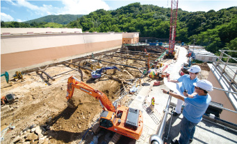 Expansion works in Tai Po Water Treatment Works Photo
