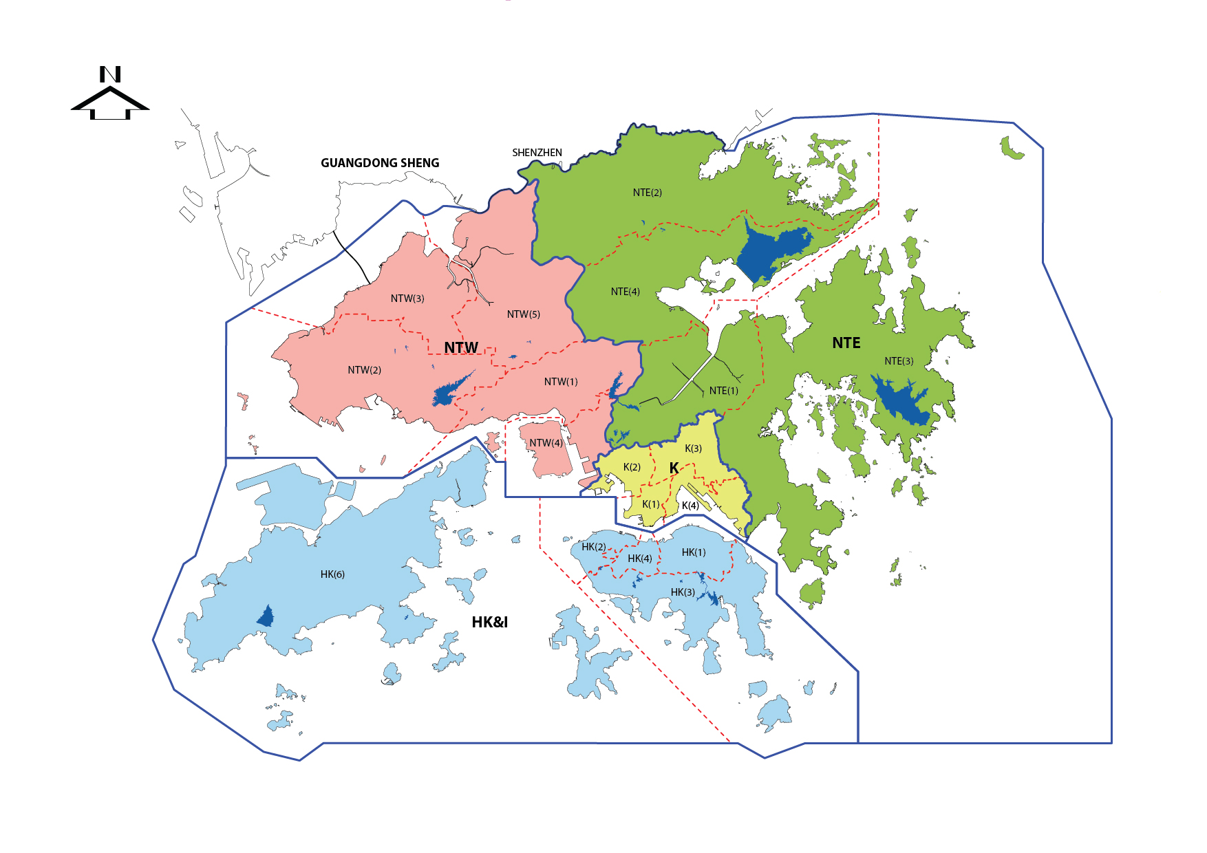 Demarcation of Operational Regions