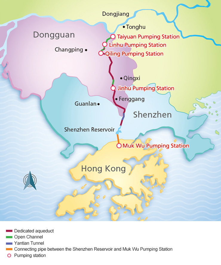 Dongjiang Water Supply Route