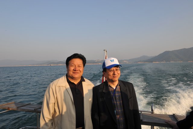 Photo 2 - Speech by Prof HO Kin Chung, BBS Chairman of the Advisory Committee on the Quality of Water Supplies.