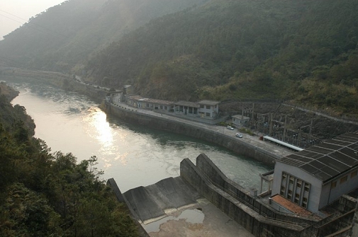 Photo 11 - Baipenzhu Reservoir - Downstream Side of the Main Dam.