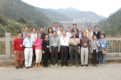 Photo 13 - Baipenzhu Reservoir - Group Photo taken in front of the Main Dam.