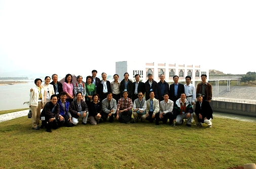 Photo 23 - Taiyuan Pumping Station - Group Photo taken in front of the Dongjiang Water Intake.