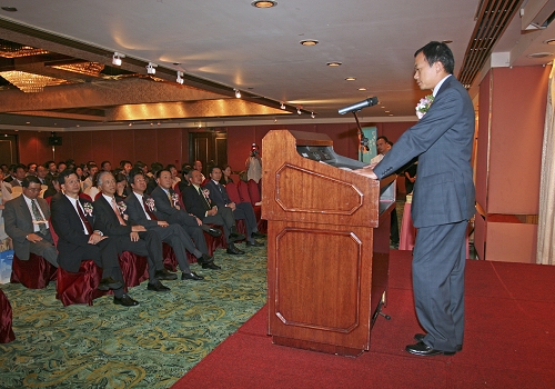 Photo 3 - Speech by Mr. NG Mang Tung, Bobby Assistant Director, Water Supplies Department.