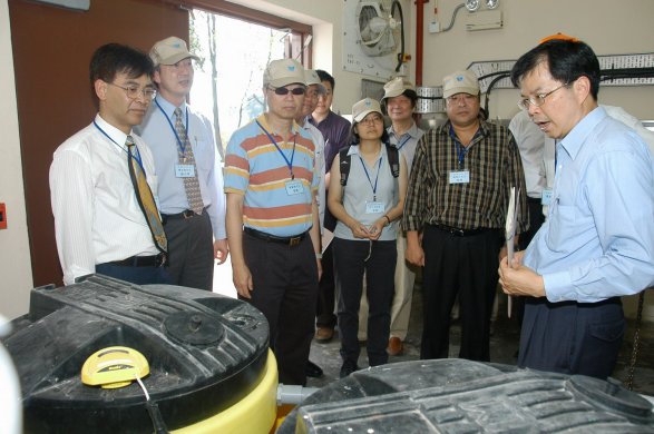 Photo 5 - Briefing at the Reclaimed Water Facility.