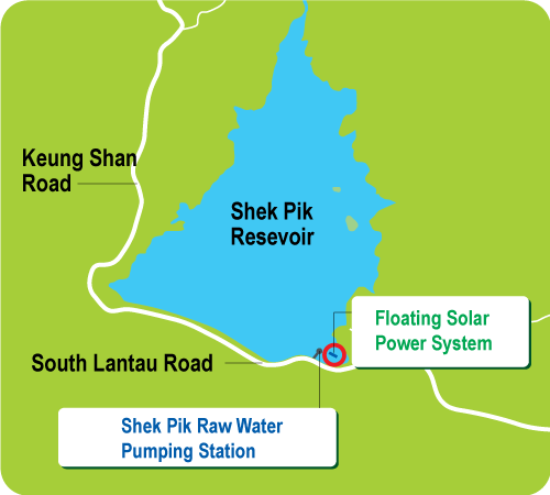 Location of Shek Pik Reservoir