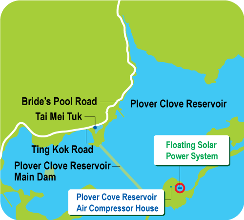 Location of Plover Cove Reservoir