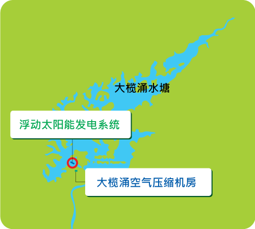 大榄涌水塘位置