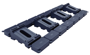 The floating platform is made of HDPE material complying with BS 6920: 2014, suitable for use in drinking water