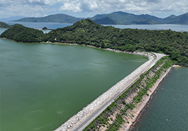 船灣淡水湖白沙頭洲原水抽水站浮動太陽能發電系統