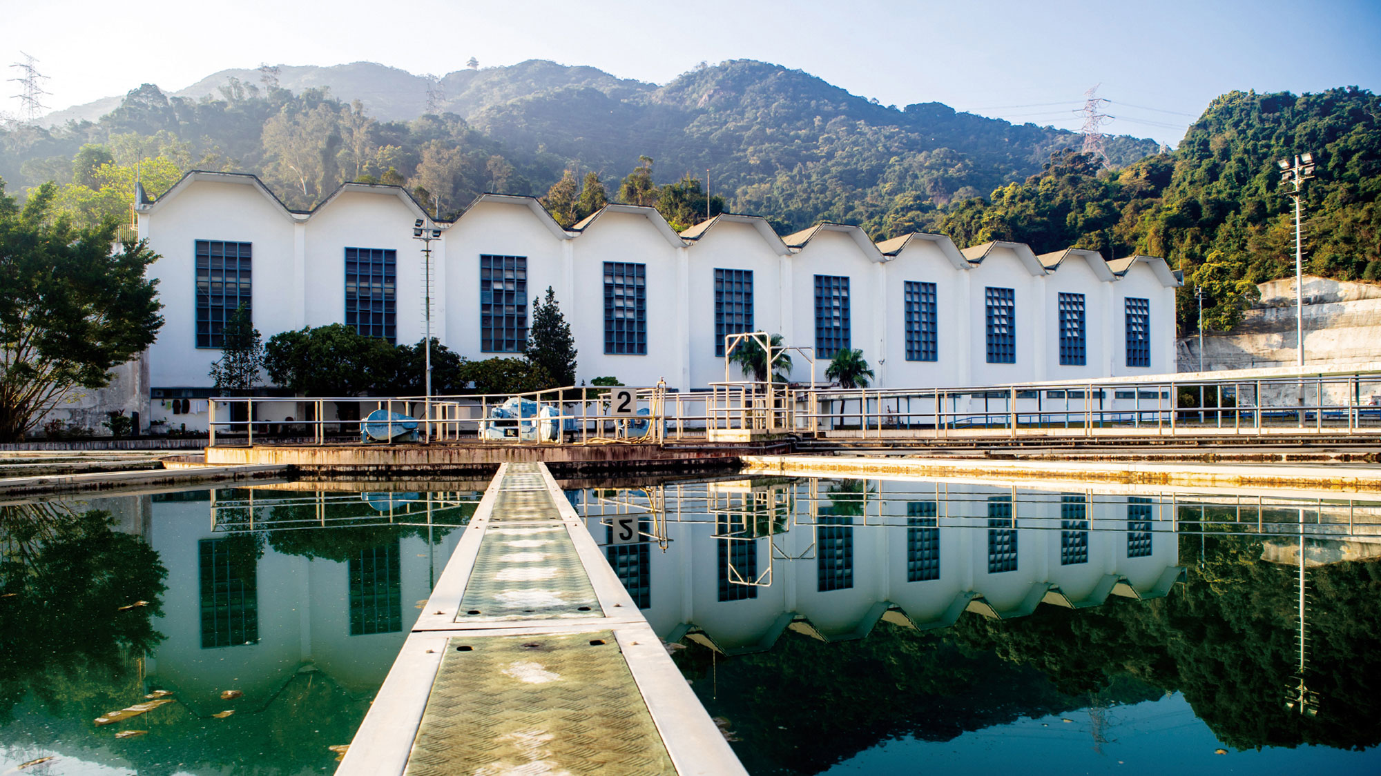 New facilities for the wash water equalisation tanks, flocculation and sedimentation tank, as well as the ozone building, will be built on the site of the demolished chemical house of the STWTW.