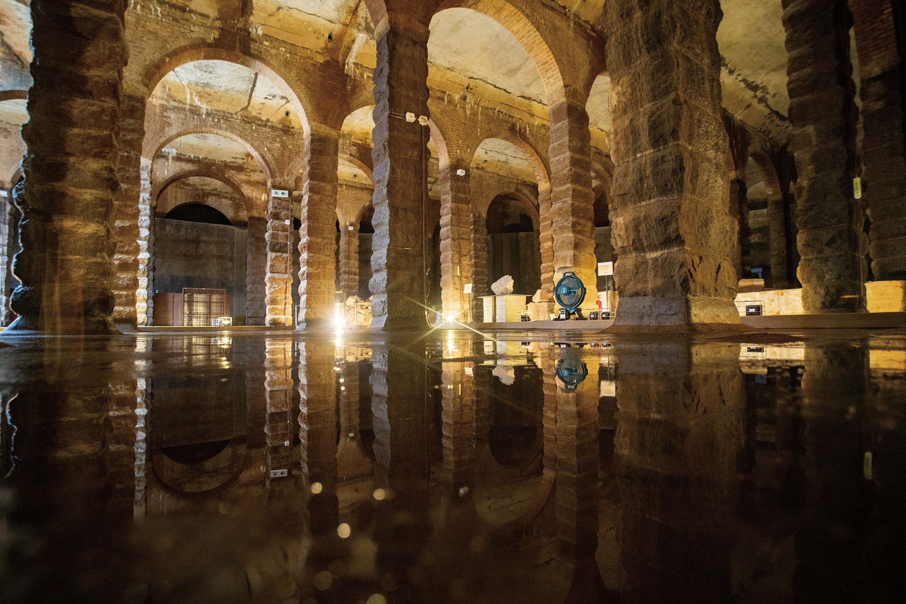 Interior of the Ex-Sham Shui Po Service Reservoir