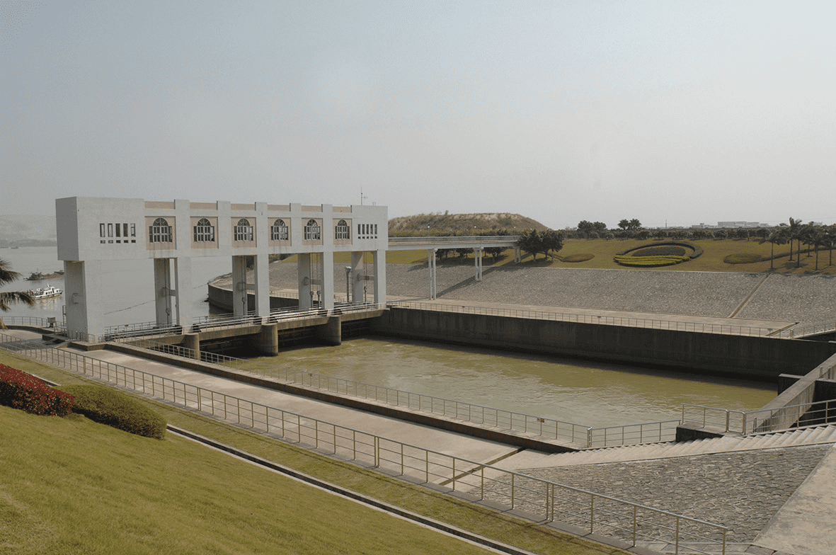 Intake point at Taiyuan Pumping Station
