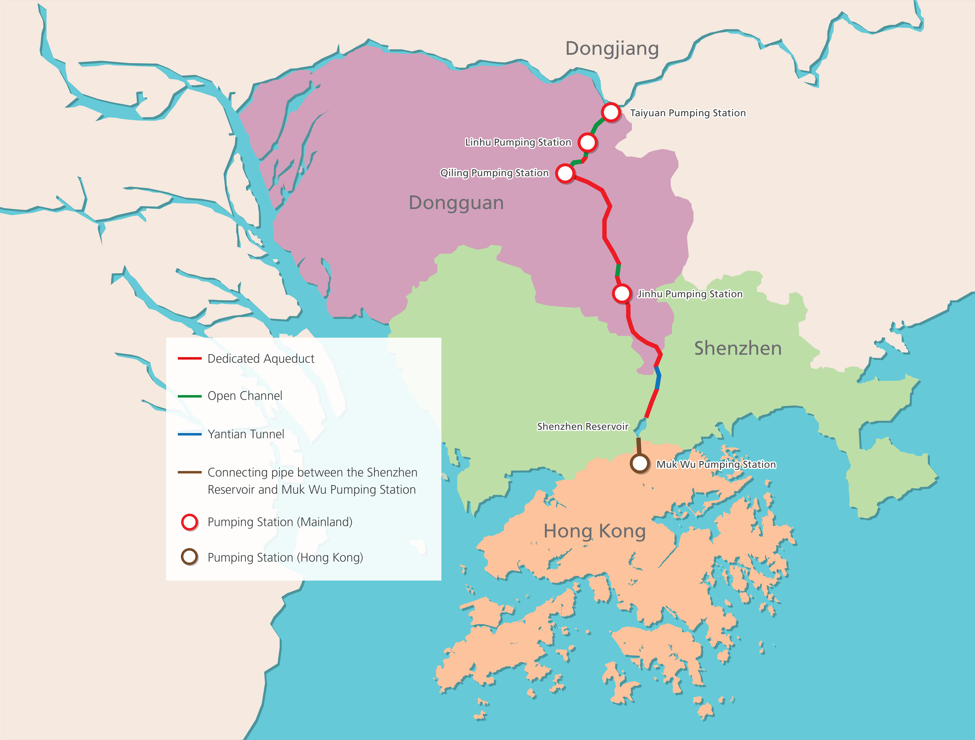 Dongjiang Water Supply Route