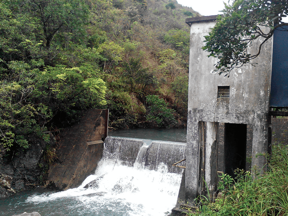 The hydrological monitoring stations