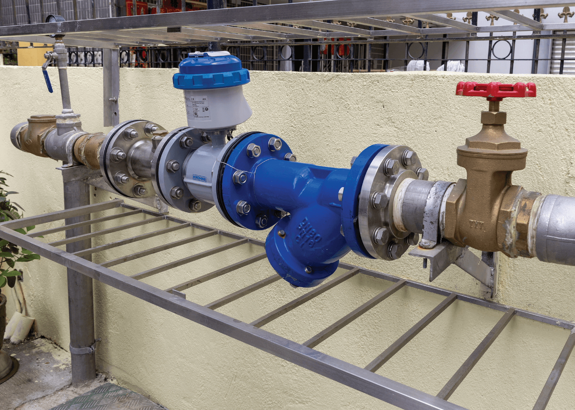 WSD water meters connected to a building’s inside service