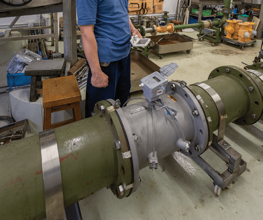 Water meter of 200 mm diameter