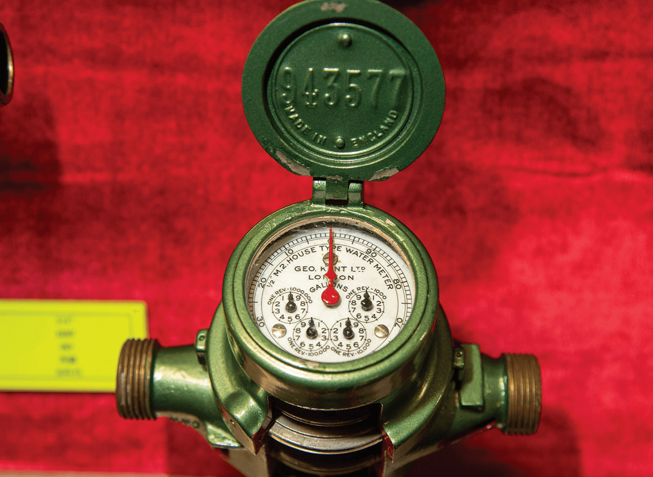 Dial water meter