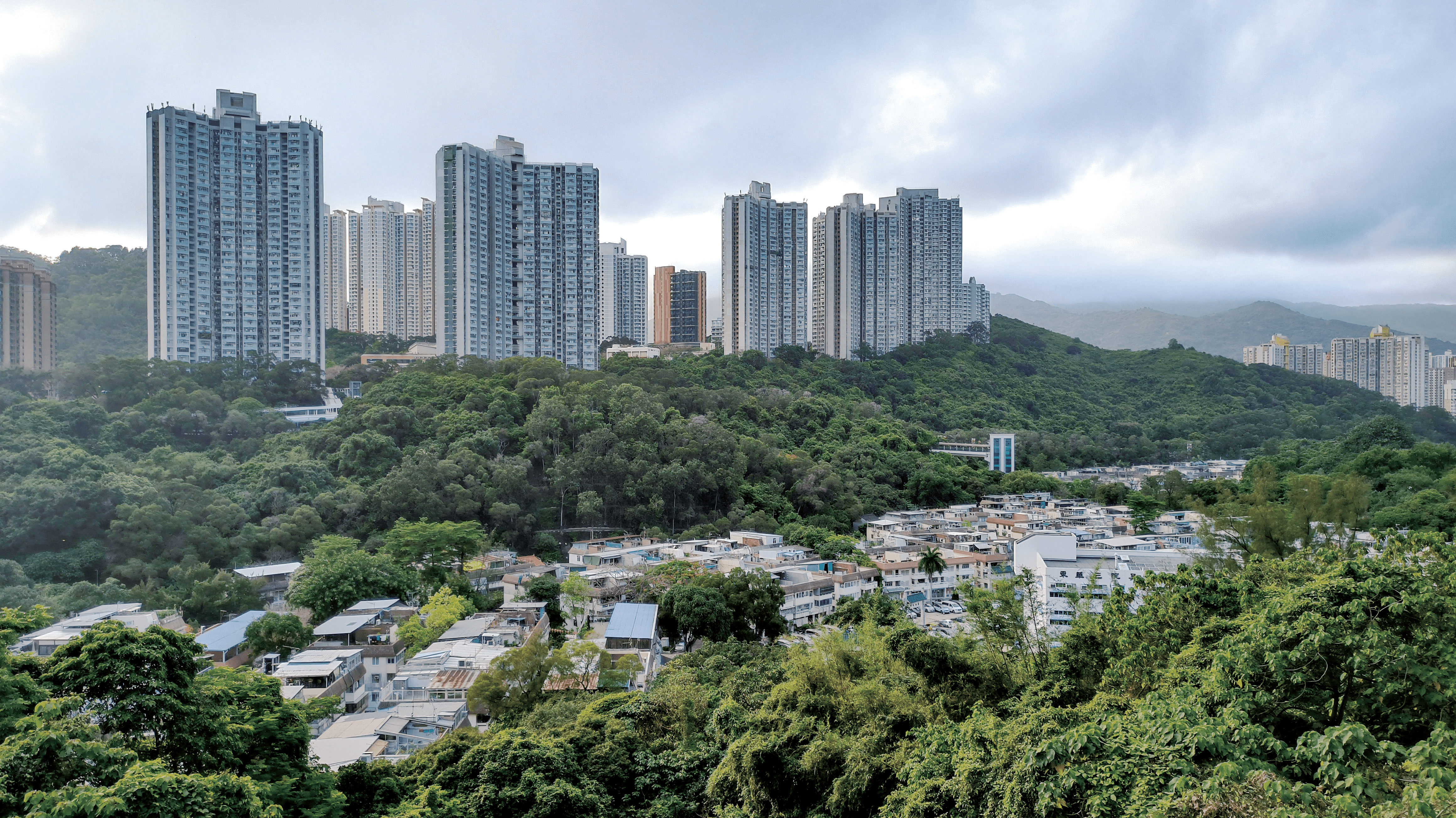 Hong Kong’s development areas are of different heights