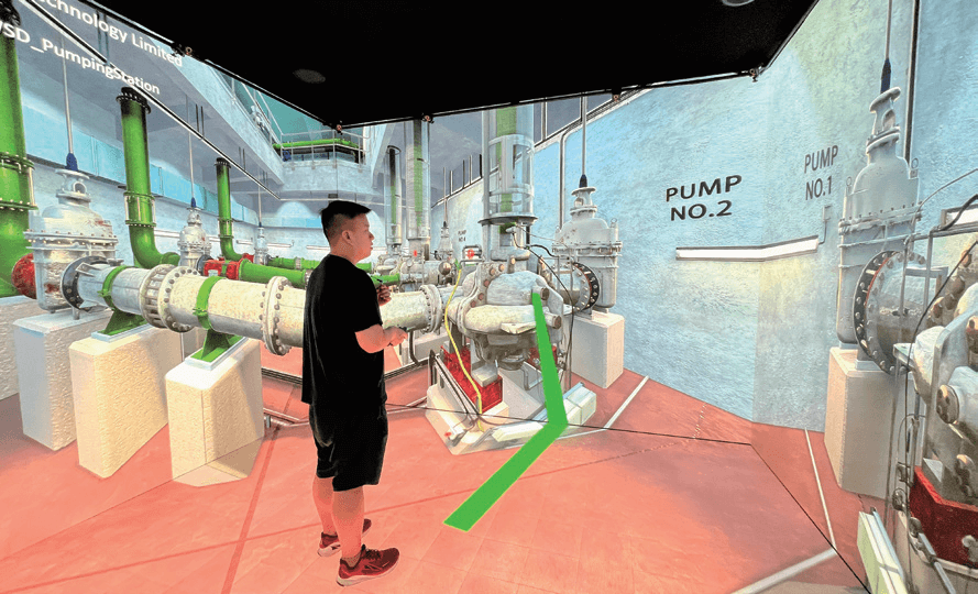 Maintenance staff can learn in a virtual reality environment about the maintenance of large machines, that they previously might not have  had the opportunity to be involved