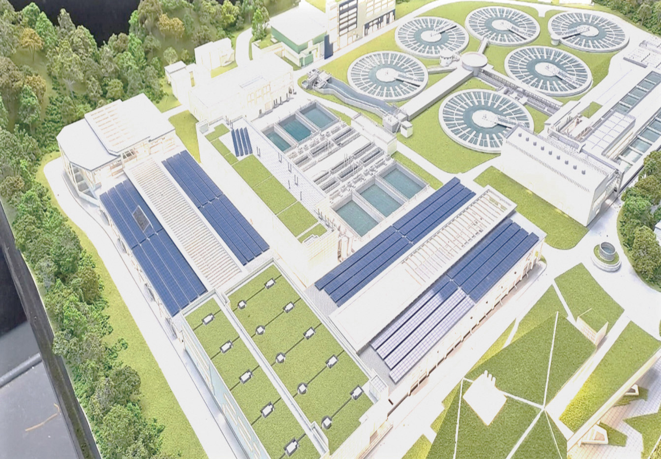 Concept plan of solar power system