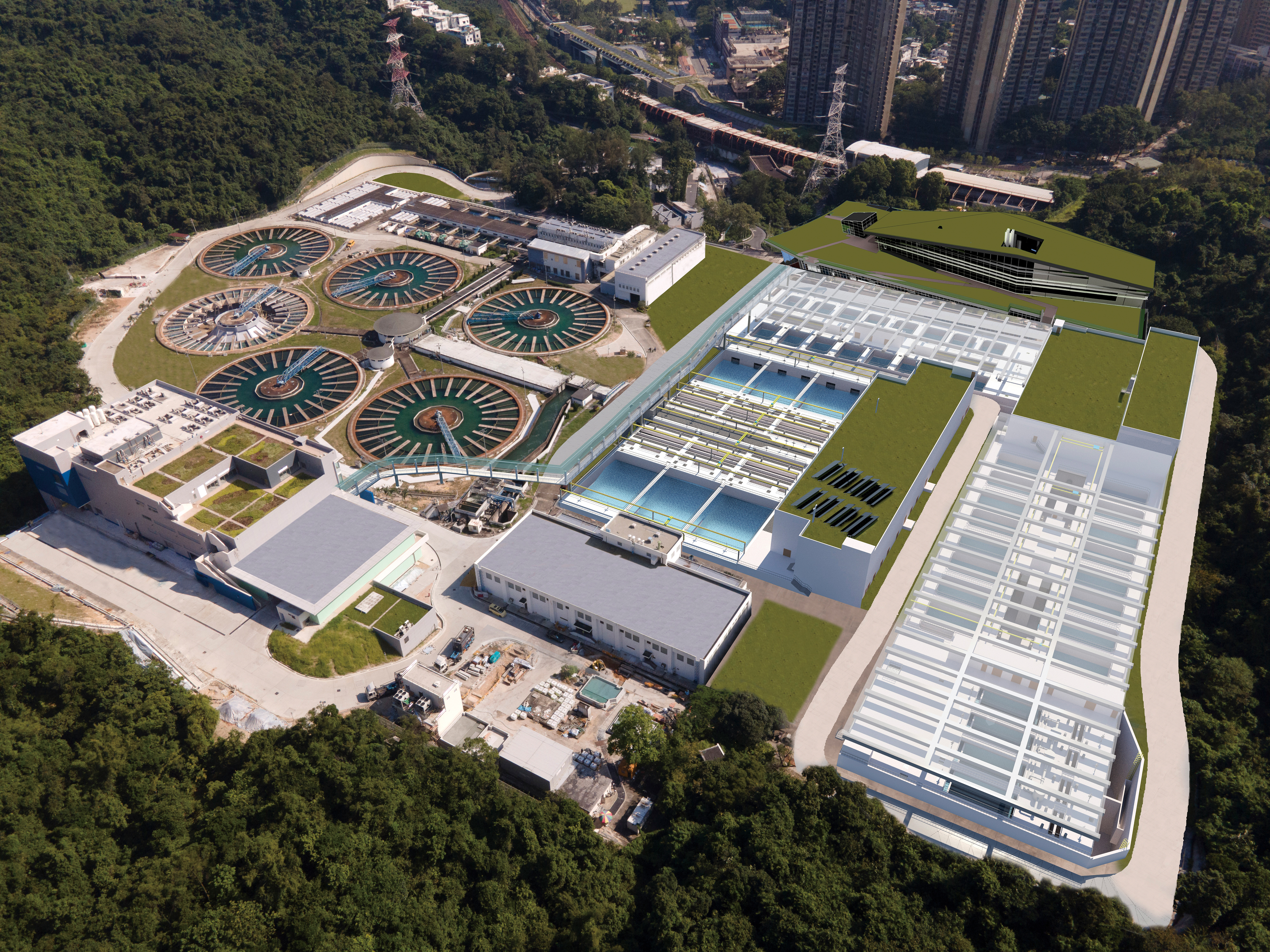 The STWTW (South Works) concept plan after in-situ reprovisioning