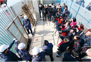 Press conference of wave-powered cleaning device at Tuen Mun Salt Water Pumping Station Photo 1
