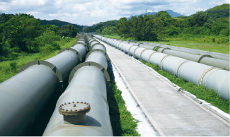 Huge pipelines conveying Dongjiang Water Photo