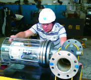In-line hydropower harnessing devices