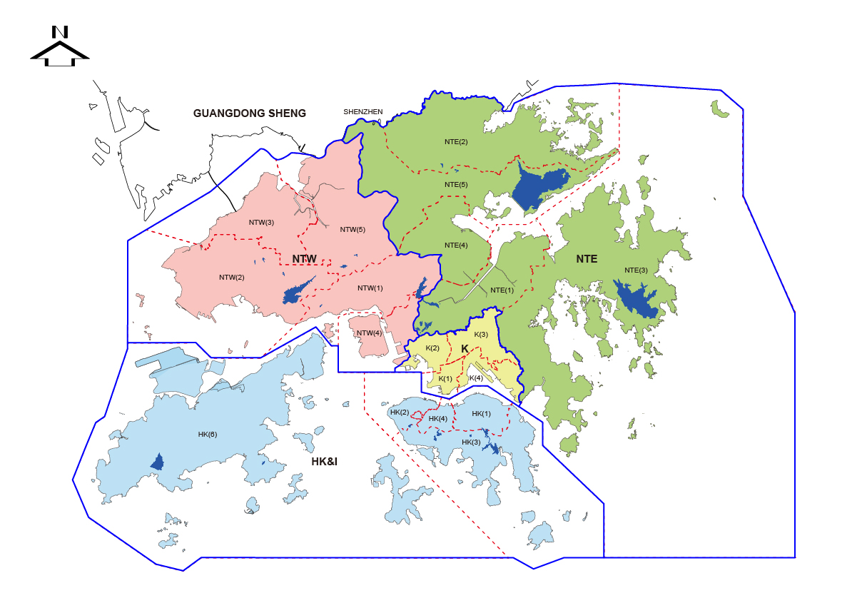 Demarcation of Operational Regions