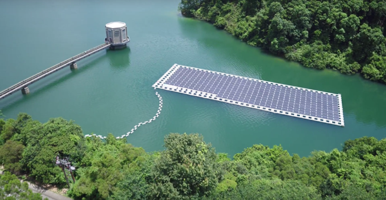 石壁水塘浮動太陽能板發電系統 (相片五)
