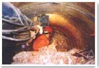 Excavation by Hand at Tunnel Face