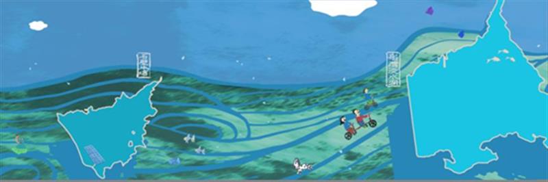 The mural &quot;Water Save Dream&quot; displayed at the WSD Hong Kong Islands and Regional Office (Photo 1)