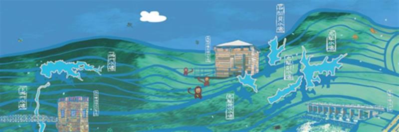 The mural &quot;Water Save Dream&quot; displayed at the WSD Hong Kong Islands and Regional Office (Photo 3)