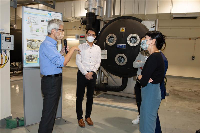 WSD staff introduced the operation of on-site ozone production facilities to the TPDC members.