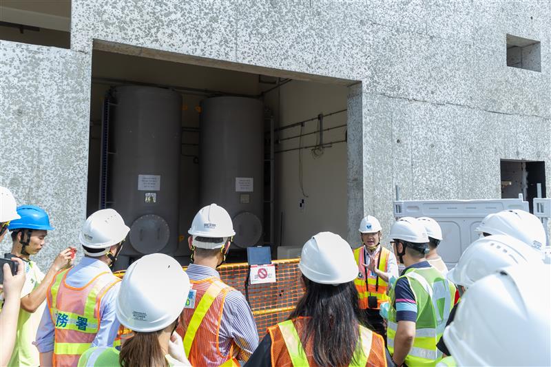 WSD staff introduced to the NDC members the chemical storage room.