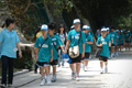Participants coming to Tai Tam Tuk Raw Water Pumping Station