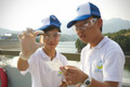 Result finding and recording by the participants